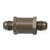 Earls 253006ERL Check Valve, Flapper, 6 AN Male Inlet, 6 AN Male Outlet, 1250 psi Max, Aluminum, Pewter Anodized, Each