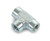 Earls 961701ERL Fitting, Adapter Tee, 1/8 in NPT Female x 1/8 in NPT Female x 1/8 in NPT Female, Steel, Natural, Each