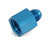 Earls 989443ERL Fitting, Adapter, Straight, 4 AN Female O-Ring to 3 AN Male, Aluminum, Blue Anodized, Each