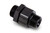 Earls AT985208ERL Fitting, Adapter, Straight, 8 AN Male Swivel Port to 8 AN Male Port, Aluminum, Black Anodized, Each