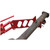 Allstar ALL10178 Rear Axle Assembly Stand Bracket, Adapts To Engine Stand, Steel, Red Paint, Kit-4