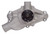 Edelbrock 8882 Water Pump, Mechanical, Victor Series, Reverse Rotation, 5/8 in Pilot, Short Design, Aluminum, Natural, Small Block Chevy, Each