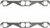 Fel-Pro MS 94054 Exhaust Manifold / Header Gasket, 1.480 x 1.540 in Rounded Port, Graphite, Small Block Chevy, Pair