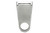 Flaming River FR20107 Steering Column Bracket, 2 in Diameter Tube, 2-1/2 in Drop, Hinged Base, Aluminum, Natural, Each