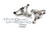 Flowtech 11705-7FLT Headers, Block Hugger, 1-5/8 in Primary, 2-1/2 in Collector, Stainless, Polished, Small Block Chevy, Universal, Pair