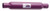 Flowtech 50225FLT Muffler, Purple Hornie Glasspack, 2-1/4 in Inlet, 2-1/4 in Outlet, 3-1/2 in Diameter, 24 in Long, Steel, Purple Paint, Each