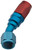 Fragola 103016 Fitting, Hose End, 3000 Series, 30 Degree, 16 AN Hose to 16 AN Female, Swivel, Aluminum, Blue / Red Anodized, Each