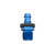 Fragola 200123 Fitting, Adapter, 8000 Series, Straight, 3/8 in NPT Male to 6 AN Female Hose Barb, Aluminum, Blue Anodized, Each