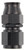 Fragola 680104-BL Fitting, Hose End, Real Street, PTFE Hose, Straight, 4 AN Hose to 4 AN Female, Aluminum, Black Anodized, Each