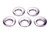 Gorilla 79913B Wheel Washer, 0.695 in ID, 1.250 in OD, Steel, Chrome, Gorilla Cragar Offset Lug Nuts, Set of 5