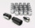 Gorilla 91783 Lug Nut and Lock System, Acorn Bulge, 1/2-20 Right Hand Thread, 16 Lug Nuts, 4 Locks, Steel, Chrome, Kit