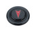 Grant 5655 Horn Button, Black / Red Pontiac Logo, Plastic, Black / Red, Grant Signature Series Wheels, Each