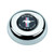 Grant 5688 Horn Button, Black / Blue / Red / White / Silver Mustang Logo, Steel, Chrome, Grant Classic / Challenger Series Wheels, Each