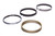 Hastings SM8565 Piston Rings, Racing Rings, 4.000 in Bore, Drop In, 1.5 x 1.5 x 3.0 mm Thick, Standard Tension, Steel, Plasma Moly, 8-Cylinder, Kit