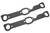 Hedman 27600 Exhaust Manifold / Header Gasket, 1.425 x 1.730 in Oval Port, 2.530 x 1.850 in Oval Center Port, Steel Core Laminate, Pontiac V8, Pair