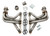 Hedman 62230 Headers, 1-5/8 in Primary, 3 in Collector, Stainless, Natural, GM Fullsize SUV / Truck 1967-91, Pair