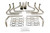 Hedman 65643 Headers, Dyno, Weld-Up Kit, 2 in Primary, 3-1/2 in Slip-On Collector, Steel, Natural, Small Block Chevy, Kit