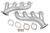Hooker 8502-1HKR Exhaust Manifold, LS Cast Iron, 2.50 in Outlet, Ductile Iron, Silver Ceramic, GM LS-Series, Pair