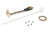 Holley 19-109 Fuel Tank, Sniper EFI, 15-1/2 gal, 255 lph Pump, 1/4 in NPT Outlet, 1/4 in NPT Return, Sending Unit, Steel, Silver Powder Coat, Chevy Fullsize Car 1955-56, Kit 15