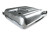 Holley 19-109 Fuel Tank, Sniper EFI, 15-1/2 gal, 255 lph Pump, 1/4 in NPT Outlet, 1/4 in NPT Return, Sending Unit, Steel, Silver Powder Coat, Chevy Fullsize Car 1955-56, Kit 16