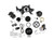 Holley 20-242BK Pulley Kit, 6-Rib Serpentine, Aluminum, Black Anodized, Big Block Chevy, Kit