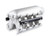 Holley 300-116 Hi-Ram EFI Intake Manifold, 92 mm Throttle Body Flange, Aluminum, Natural, Kit-11