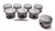 Icon Pistons IC890.030 Piston, Premium Forged, Forged, 4.150 in Bore, 1/16 x 1/16 x 3/16 in Ring Grooves, Minus 4.50 cc, Pontiac V8, Set of 8