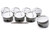 Icon Pistons IC892.030 Piston, Premium Forged, 4.150 in Bore, 1/16 x 1/16 x 3/16 in Ring Grooves, Minus 10.00 cc, Aluminum, Pontiac V8, Set of 8