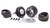 Jones Racing Products 2010-RA-11 Pulley Kit, HTD, Aluminum, Black Anodized, Small Block Chevy, Kit