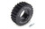 Jones Racing Products CS-6102-AS-25 Crankshaft Pulley, HTD, 25 Tooth, 0.83 in Wide, 1-1/8 in Mandrel, 1/8 in Keyway, Aluminum, Black Anodized, Universal, Each