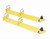 Lakewood 20475 Traction Bars, Bolt-On, 28 in Long, Steel, Yellow Powder Coat, Universal, Kit
