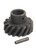 Mallory 29420 Distributor Gear, 0.531 in Shaft, Partially Drilled, L/H Rotation, Steel, Small Block Ford, Each