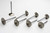 Manley 11310-8 Intake Valve, Race Master, 2.200 in Head, 0.372 in Valve Stem, 5.105 in Long, Stainless, GM W-Series, Set of 8