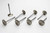 Manley 11361-8 Exhaust Valve, Race Master, 1.550 in Head, 0.314 in Valve Stem, 4.923 in Long, Stainless, LS1 / LS2, GM LS-Series, Set of 8