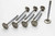 Manley 11500-8 Intake Valve, Race Flo, 2.000 in Head, 0.342 in Valve Stem, 4.911 in Long, Stainless, Small Block Chevy, Set of 8