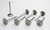 Manley 11513-8 Exhaust Valve, Severe Duty, 1.600 in Head, 0.342 in Valve Stem, 5.465 in Long, Stainless, Small Block Chevy, Set of 8