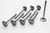 Manley 11517-8 Exhaust Valve, Race Flo, 1.725 in Head, 0.372 in Valve Stem, 5.350 in Long, Stainless, Big Block Chevy, Set of 8