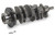 Manley 190824B Crankshaft, 4.000 in Stroke, 24 Tooth Relocator Wheel, Internal Balance, Forged Steel, GM LS-Series, Each