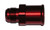 Meziere WA16150R Fitting, Adapter, Straight, 16 AN Male to 1-1/2 in Hose Barb, Aluminum, Red Anodized, Each