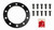 Motive Gear 85050 Ring Gear Spacer, 0.152 in Thick, Bolts, Steel, Black Oxide, 8.5 in, GM 10-Bolt, Kit