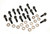 Mr. Gasket 6081MRG Intake Manifold Bolt Kit, Super, Hex Head, Steel, Black Oxide, Big Block Chevy, Kit