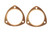 Mr. Gasket 7178C Collector Gasket, CopperSeal, 3-1/2 in Diameter, 3-Bolt, Copper, Pair