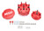 MSD Ignition 7445 Cap and Rotor Kit, Pro-Cap, HEI Style Terminal, Stainless Terminals, Screw Down, Red, Vented, MSD Pro Billet Distributors, V8, Kit