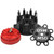 MSD Ignition 84317 Cap and Rotor Kit, HEI Style Terminal, Stainless Terminals, Screw Down, Black, Vented, MSD Small Diameter Distributors, V8, Each