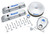 Proform 440-814 Engine Dress Up Kit, Air Cleaner / Valve Covers / Breather / Hardware / Timing Cover, Recessed Blue Mopar Logo, Steel, Chrome, Mopar B / RB-Series, Kit
