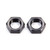 Aeroquip FCM5100 Bulkhead Nut Fitting, -6 AN, Black, Aluminum, Pair