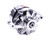 Powermaster 17078 Alternator, Ford Original Look, 1G, 75 amp, 12V, External Regulator, Single V-Belt Pulley, Aluminum Case, Chrome, Ford, Each