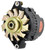 Powermaster 578021 Alternator, CS130, 140 amp, 12V, 1-Wire, Single V-Belt Pulley, Aluminum Case, Black Powder Coat, GM, Each