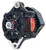 Powermaster 8163 Alternator, Denso Style Race, Denso 100 mm, 75 amp, 12V, 1-Wire, No Pulley, Aluminum Case, Black Powder Coat, Denso Style, Each