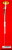 Racing Power Co-Packaged R5001 Engine Oil Dipstick, Flexible, Block Mount, Braided Stainless, Aluminum, Clear Anodized, Small Block Chevy, Each